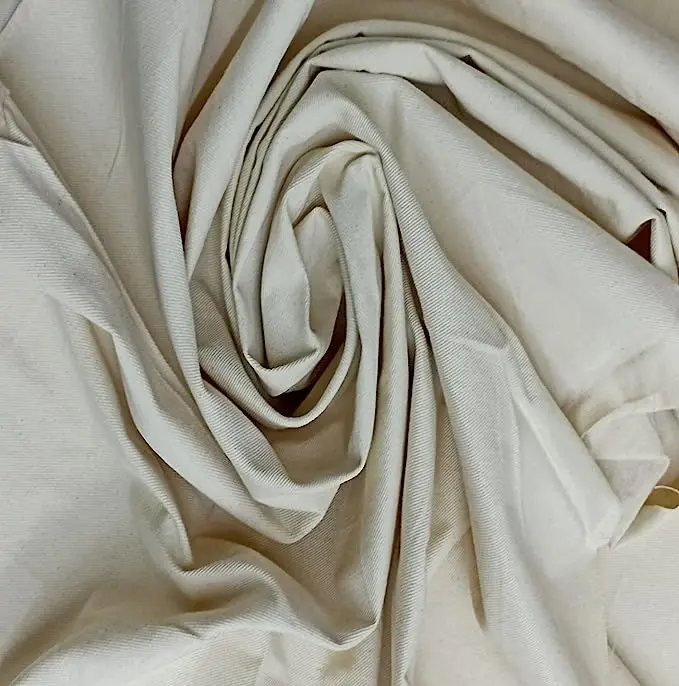100% Cotton Canvas Fabric from India Heavy Quality Plain Weave with Dye Pattern for Sofa Dress Curtain Use