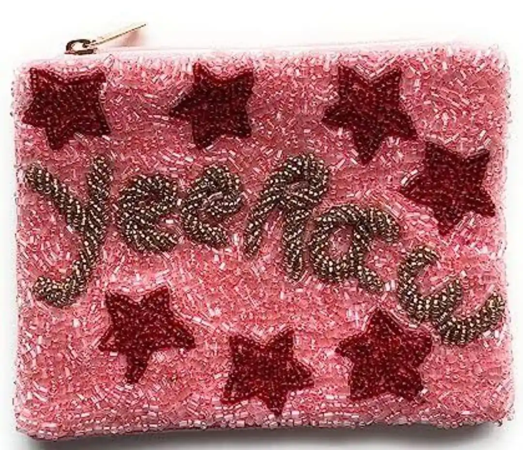 Premium Genuine High Quality Hand Beaded Customized Hand Pouch Coins Wallet Unisex Coins Wallet Best Selling Hand Beaded Designs