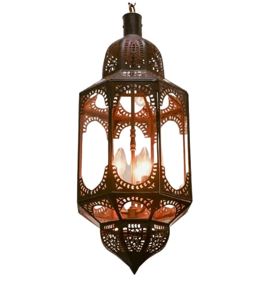 Iron Metal Arabic Moroccan Hanging Lamp Modern Designer Hanging Lights for Home Decoration at Best Price From India