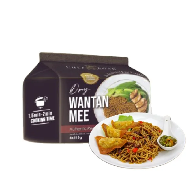 New Arrival New Brand Instant Noodles Dry Wantan Mee Flavour Malaysia No.1 Wantan Noodle
