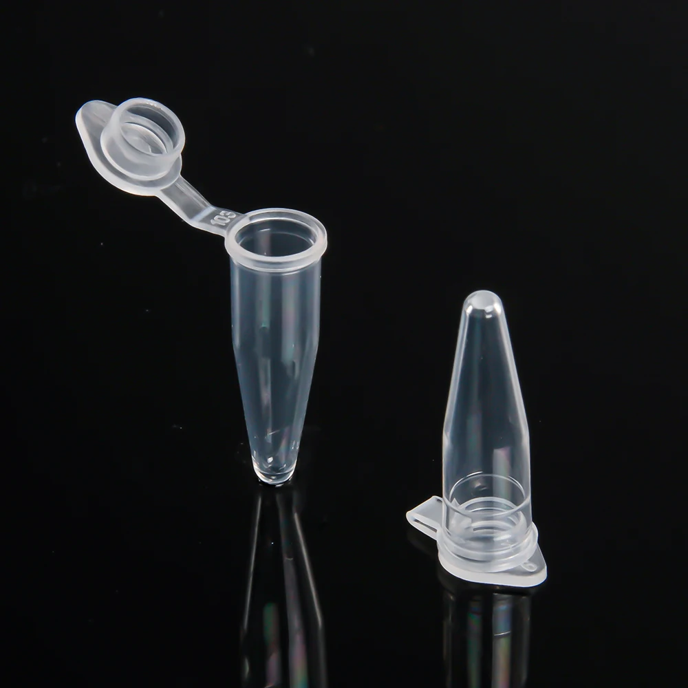 Laboratory Sterile 0.1ml/0.2ml Disposable PCR Tube 8-strip Flat Single PCR Rube For Sale