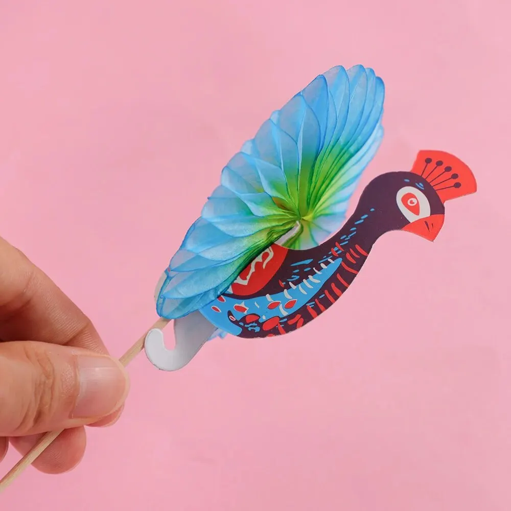Creative Peacock Bar Cocktail Decoration Drinking Fruit Toothpicks Dessert Cupcake Toppers Birthday Wedding Party Supplies