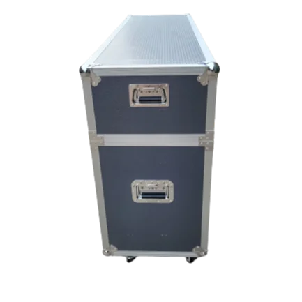 Whole Sale 80' inch Smart TV Display Carry Aluminum Case with Handles Wheels Samsung display Tool Case