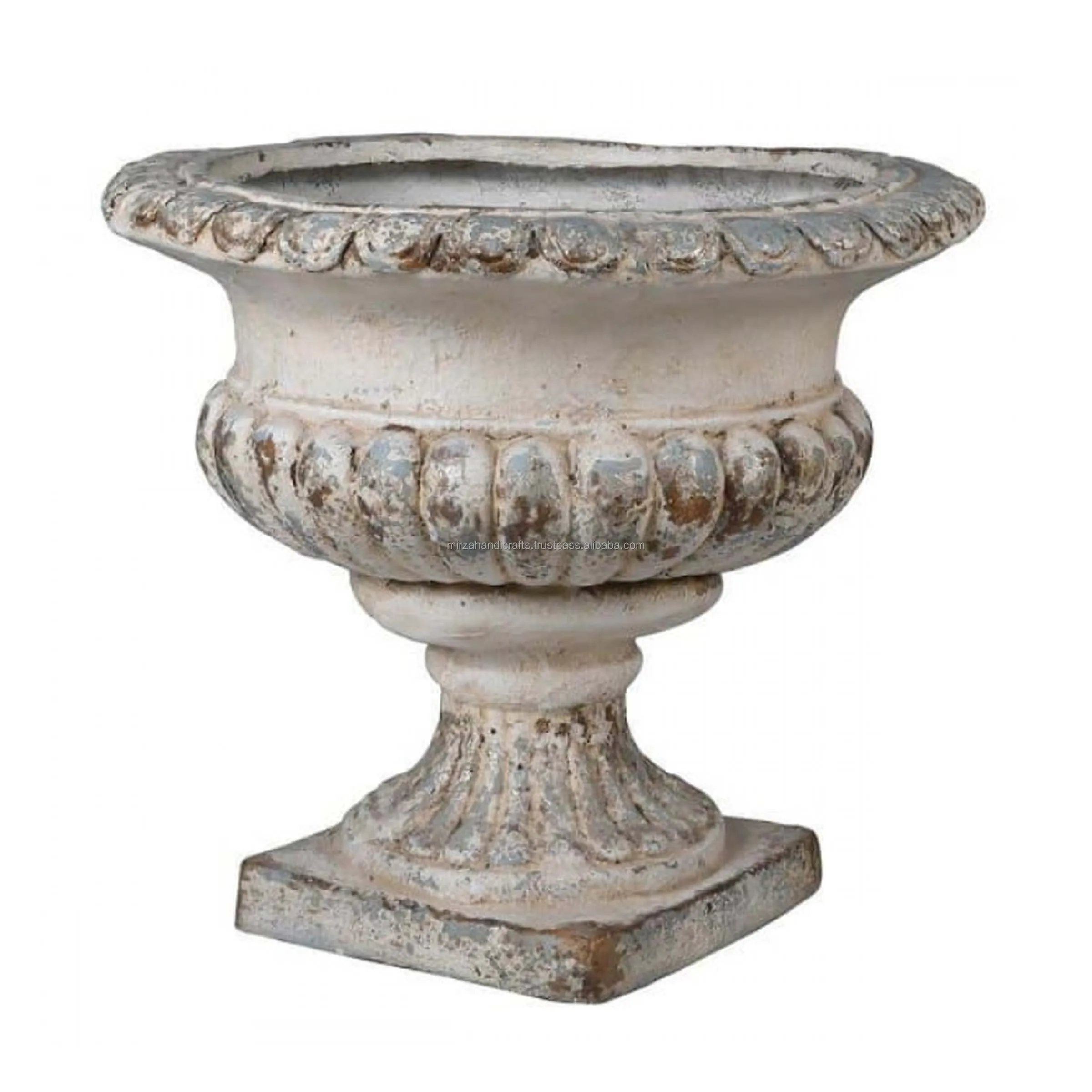 Antique Wrought Iron Urn Planters Large Outdoor Flower Urn Planter Modern Decorative metal planter Garden