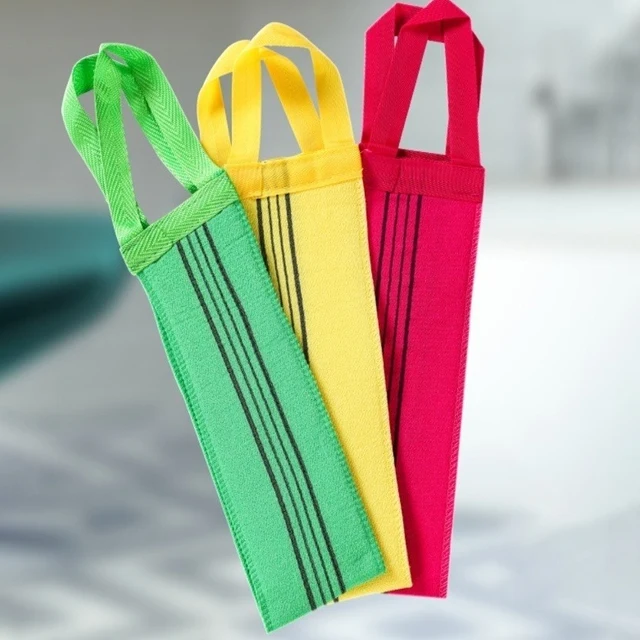 Korean Long Bath Wash Towel For Whole body 3pcs set Soft Medium Hard Face Body Shower Beauty Skin Care Home Textile Washcloth