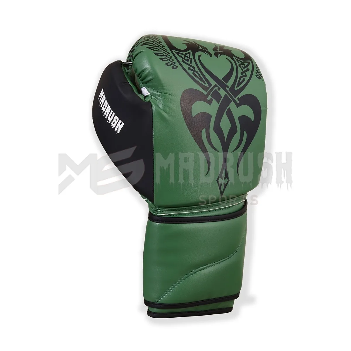 Professional Boxing Gloves Customized Logo Quality Training Boxing Gloves Green and Black Boxing Gloves