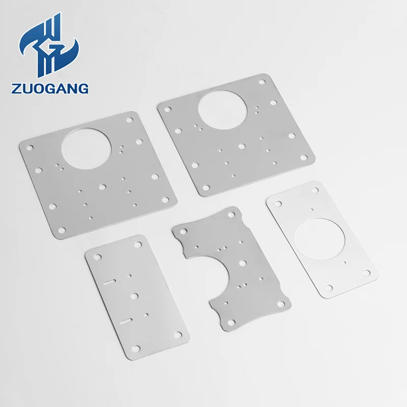 Zuo Gang Furniture Stainless Steel Hinge Side Mounting Repair Piece for Kitchen Cupboard Stainless Steel Hinge Repair Plates