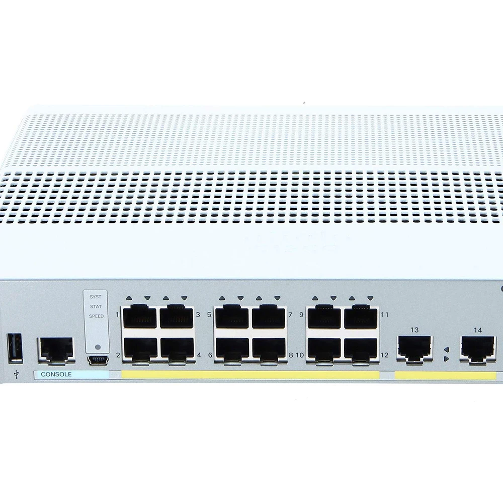 Used WS-C3560CX-12TC-S 12 10/100/1000 Ethernet 12 Ports Layer 3 SFP GE Uplinks Data IP Base Network Switch for 3560CX Series