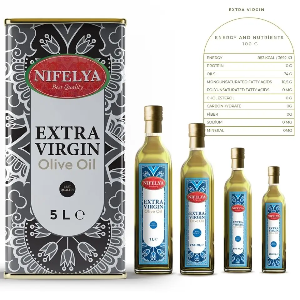 Оливковое масло, Экстра натуральное оливковое масло, EVOO, холодный пресс, высокие полифенолы, 100% чистота, в стеклянной бутылке и пластиковой бутылке, жестяная масса