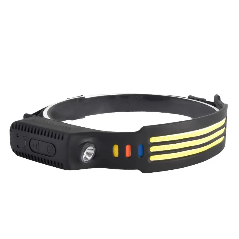 USB Headband LED Headlight 3000 Lumens Rechargeable And Zoomable Headlight Torch For Camping