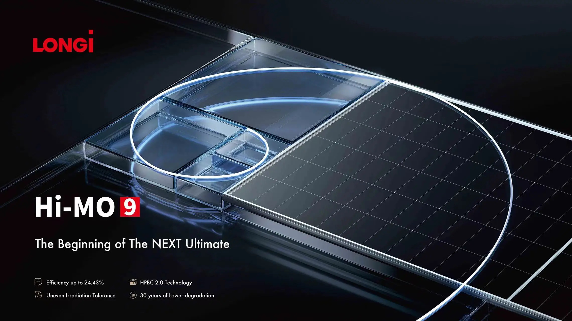 Longi Hi-Mo 9 Bifacial Solar Panel Prices Half Cells 625-660W Dual Glass Solar Panels With Tuv/Ce Certification