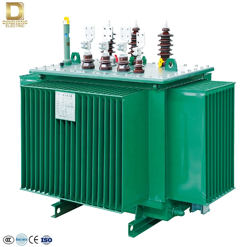 Manufacturer Supply Transformers 100kva 125kva 20kv to 400v Dyn11 Three Phase Oil Immersed Type Power Transformer