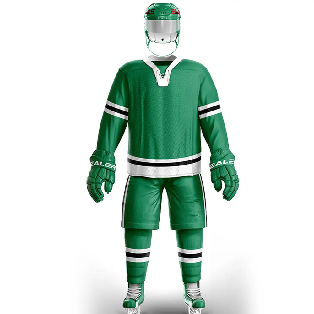 Plus Size Customized Manufactured Ice Hockey Pant Shell for Ice Hockey Uniform Customized Unique Hockey Jersey Uniform Men Sets