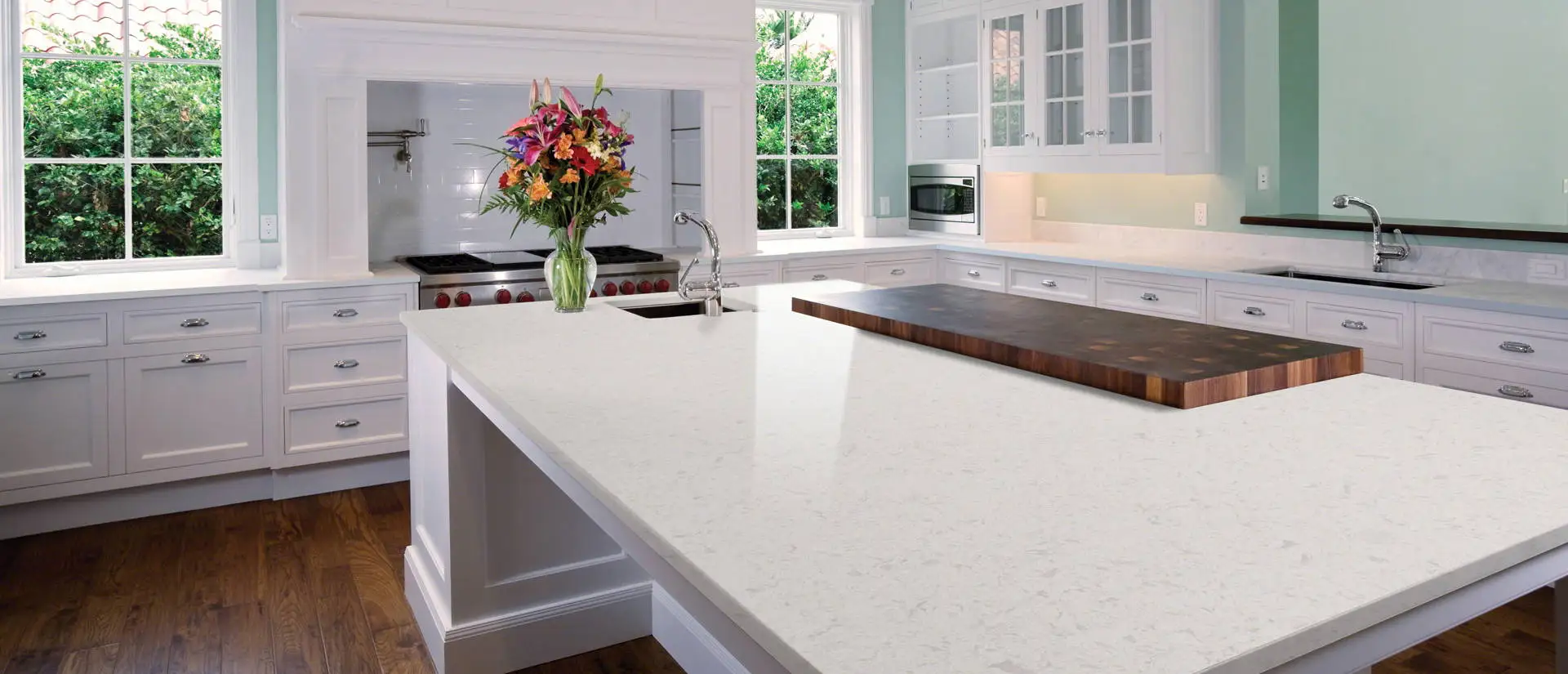 Quartz Stone Tabletop White Home Decor Kitchen Centerpiece Unique Living Room Furniture Kitchen Dining Table Unique Counter Top