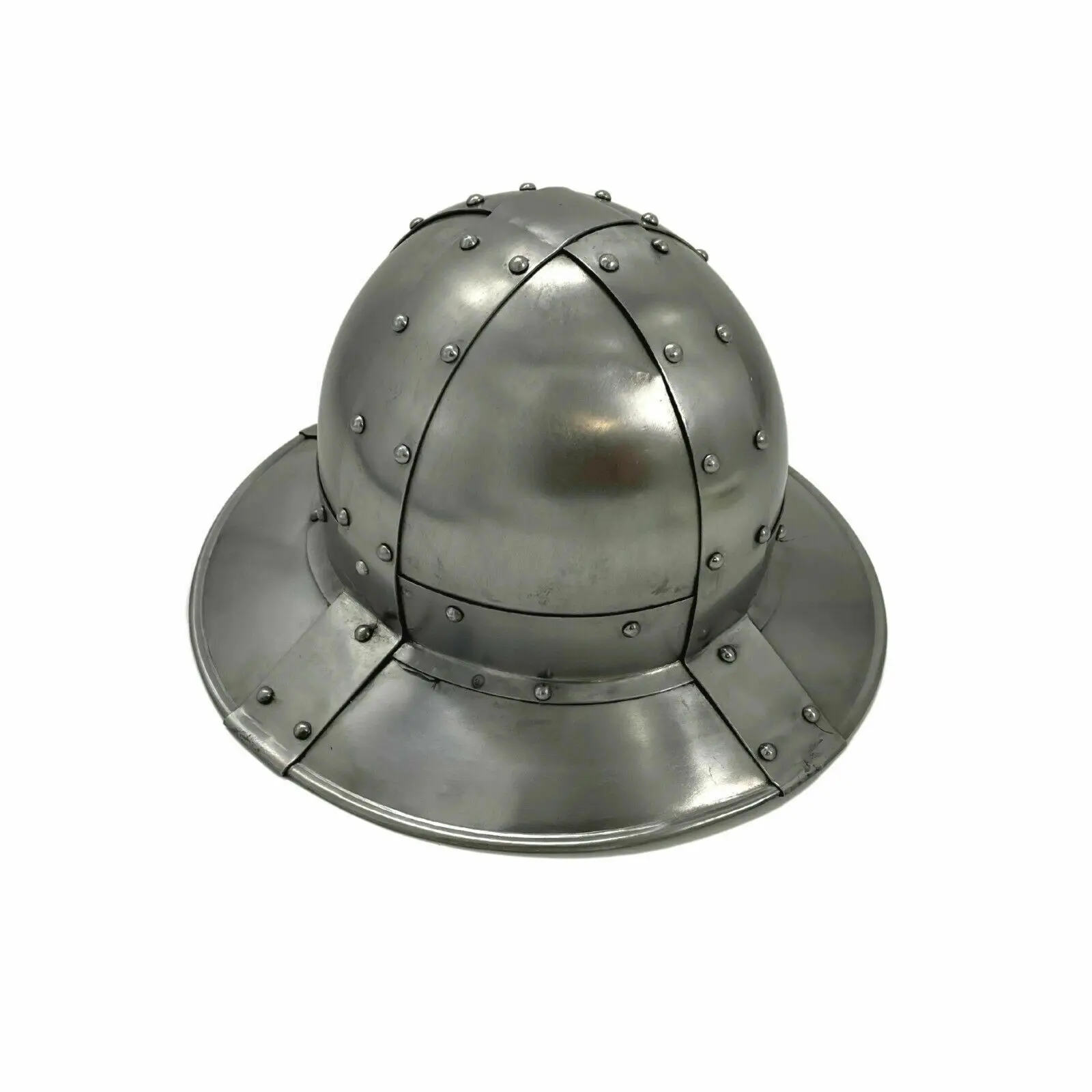 18GA SCA LARP Medieval Kettle Hat Helmet Knight Replice Helmet Armor Helmet