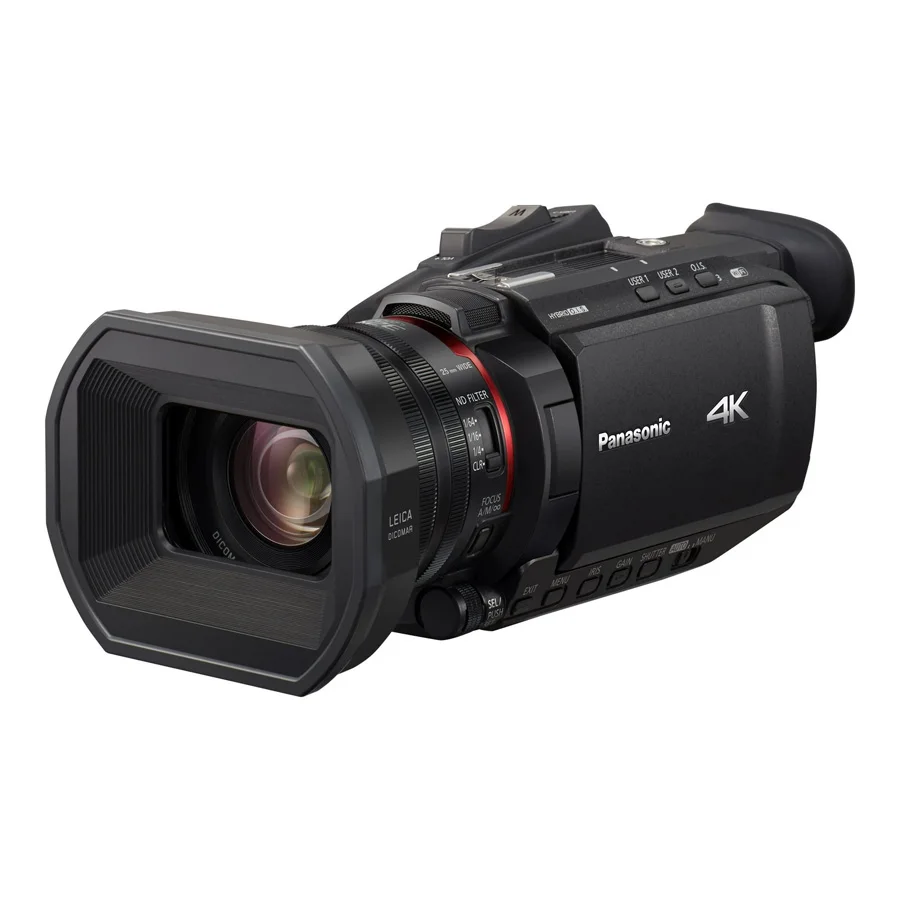 100% New HC-X1500 UHD 4K Pro Camcorder with 24x Zoom