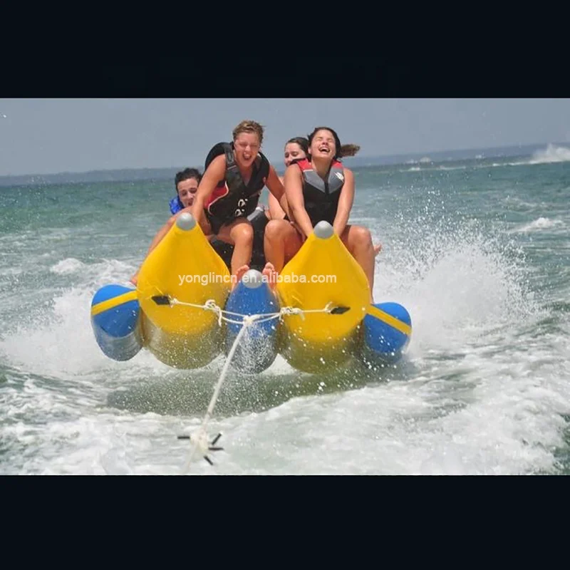 Sea Inflatable Toy Flyfish Tarpaulin Tubes Floating Inflatable water games banana boat