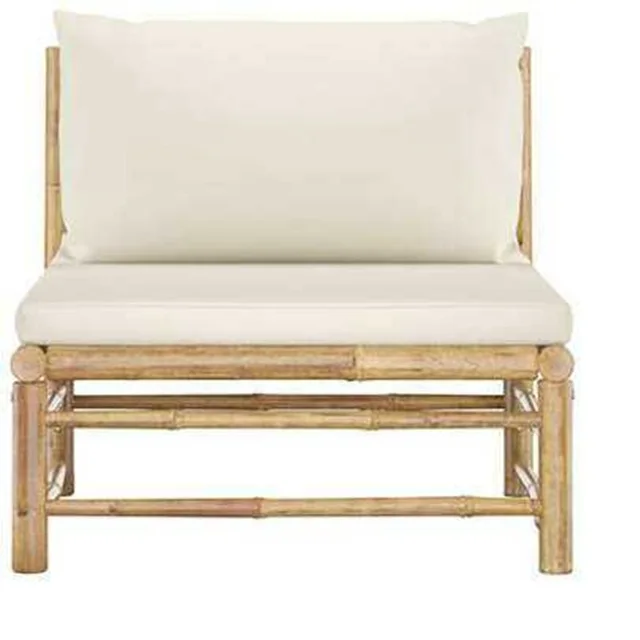 Bamboo Middle KD Chair with seat and back cushion , Vietnam Outdoor