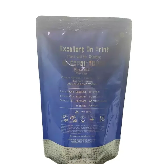 Hot New Konica Minolta Compatible EOP21 Copier Toner Powder 500G Bag Bizhub 600/750/223/283/363/423 Printers Black Printer