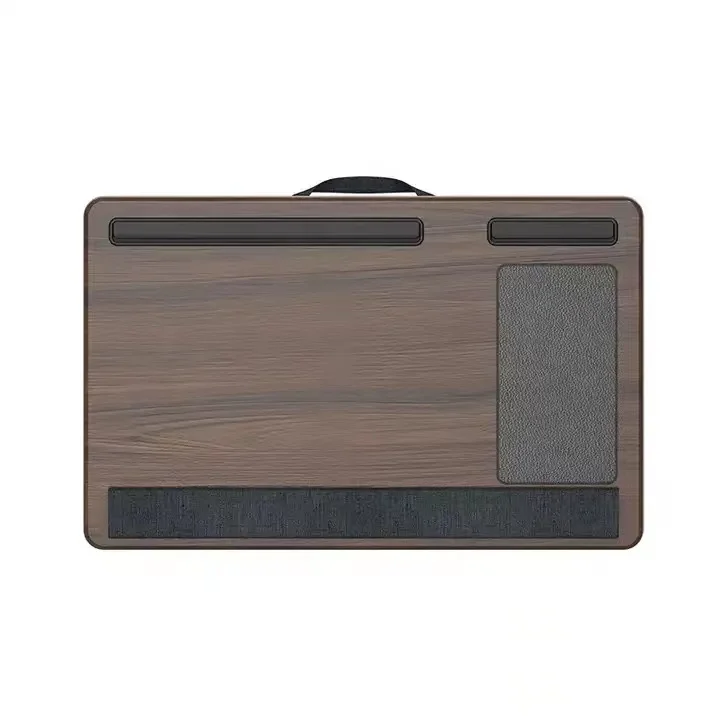 Customized Wholesale Home Office Portable Lazy Table padded Lap Desk for Laptop Tablet Phone