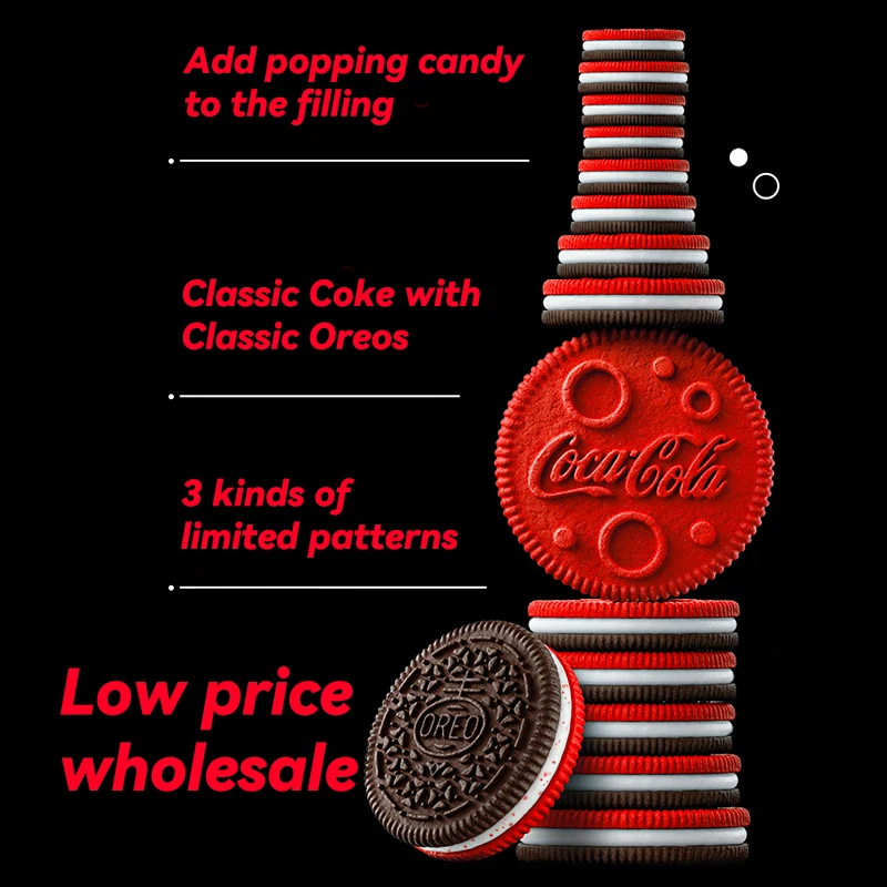 Новое сотрудничество Oreo Coca-Cola запустило Ooreo 97 г сэндвич-печенье экзотические закуски