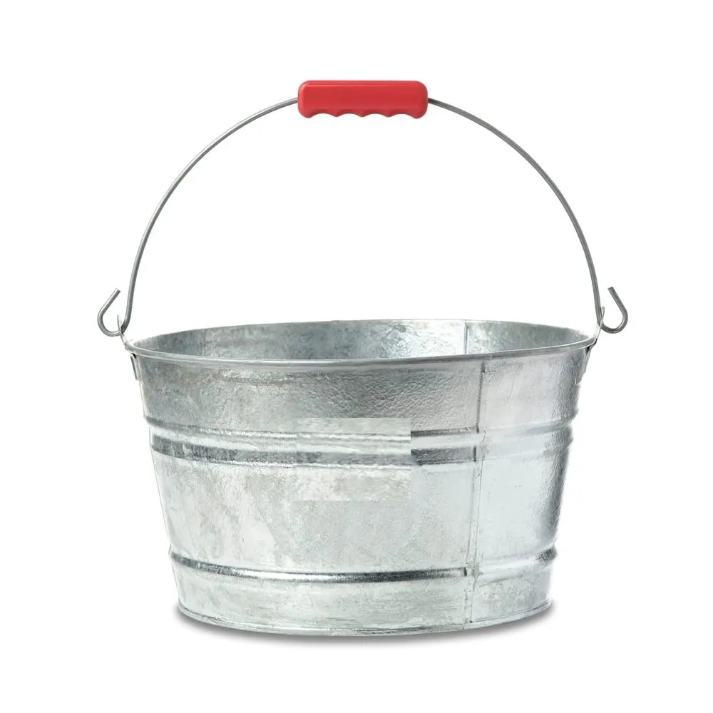 Оптовая продажа от производителя оцинкованный ковш ручной работы для хранения и украшения дома сада