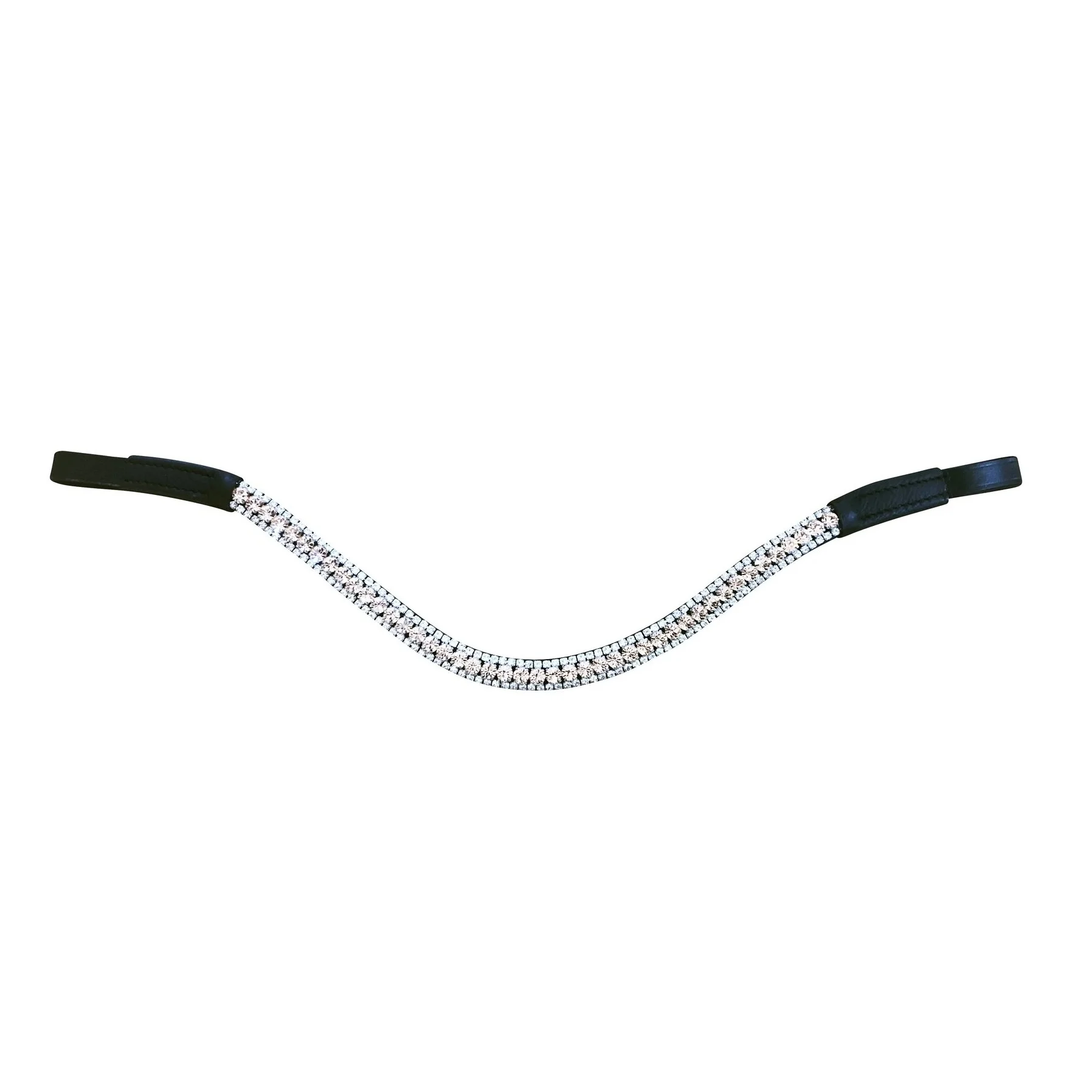 Bulk Buy Round U Shaped Horse Browbands \ Horse Crystal Browbands