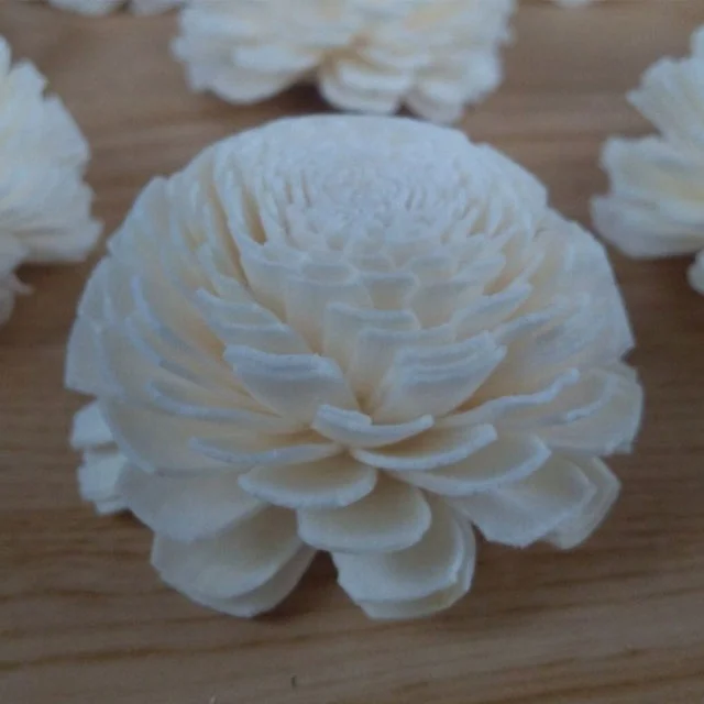 Jasmine Sola Wood Flowers Artificial Dried Wholesale Handicraft Home Decor Decoration Thailand Reed Diffuser