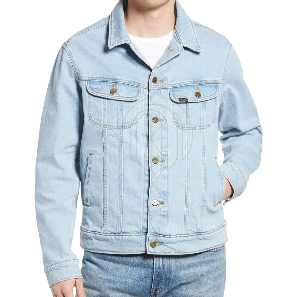 High Quality Made Men Jeans Jackets Lightweight Men Jeans Jackets Custom Design Men Jeans Jackets