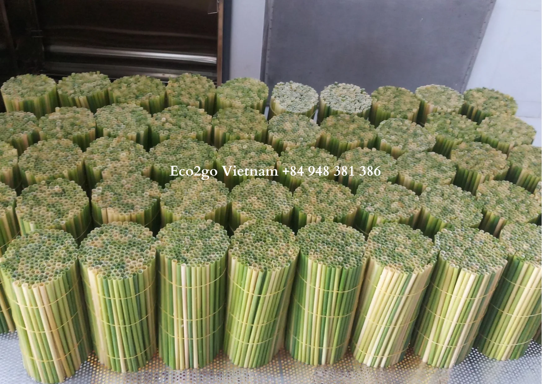 Grass Straw Eco Friendly Degradable Disposable 100% Nature Hay Wheat Drinking Straws By Eco2go Vietnam