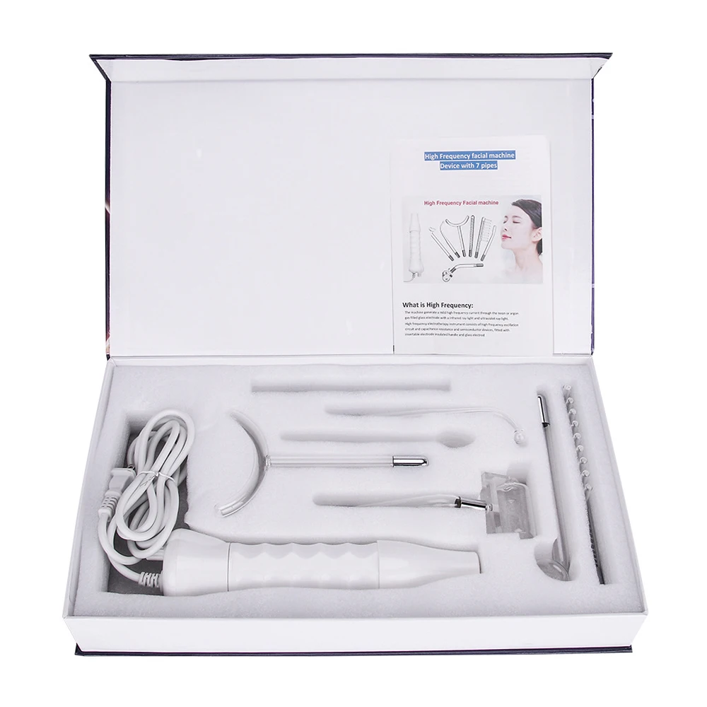 Synogal Professional mini 7 in 1 galvanic ozone acne removal high frequency facial device