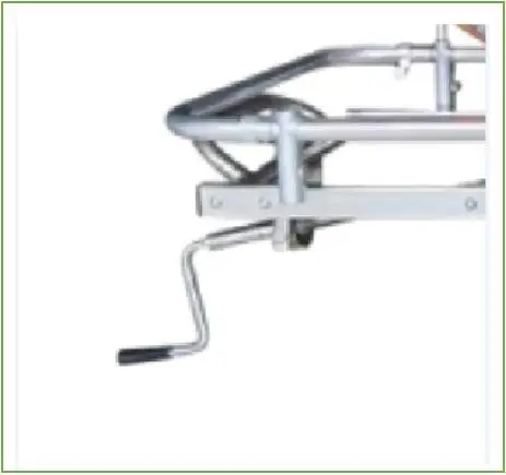 MT MEDICAL Hospital Aluminum-Alloy Protective Rails and Wheels medical transport wheeled stretcher  patient transfer stretcher