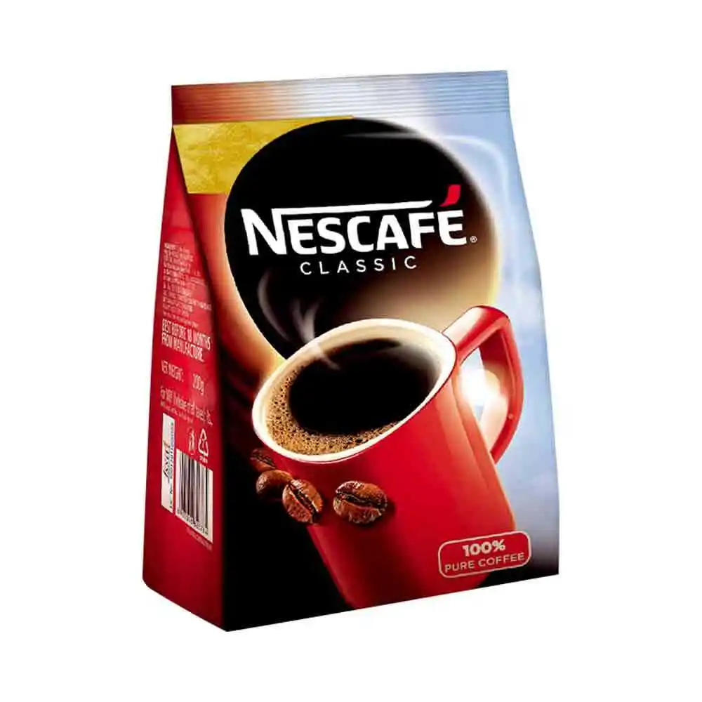 Nescafe Классическая банка для растворимого кофе 200 г с бесплатным стаканом кафе и пробкой чистый натуральный кофейный порошок богатый сливочный вкус