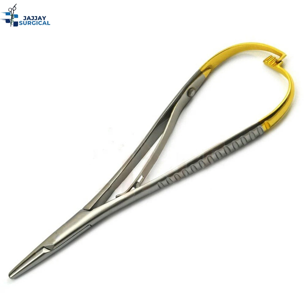 Stainless Steel Mathieu Needle Holders Dental Needle Holders TC Surgical Forceps Dental Instruments