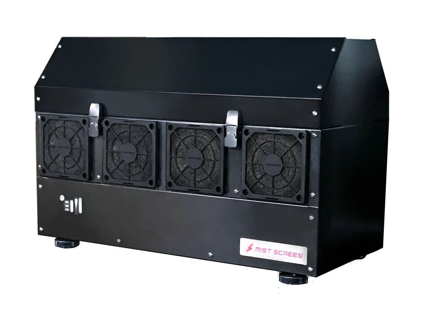 First ever Japanese-made event machine with fog screen to attract visitors with mist screen MS-600 DMS-800