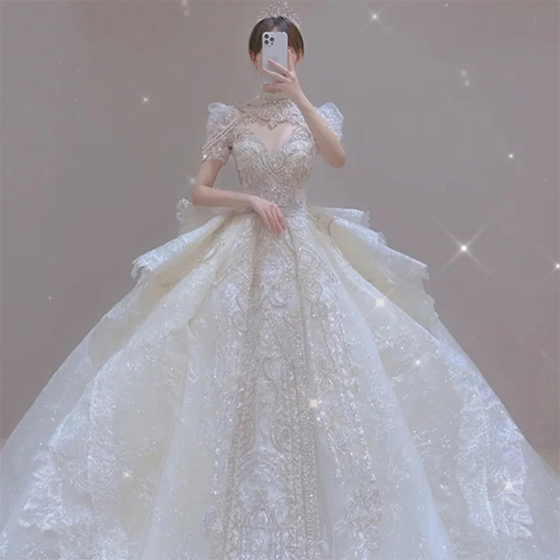 2024 Popular Styles ODM OEM Wedding Dresses Elegant Sexyprincess Wedding Dress