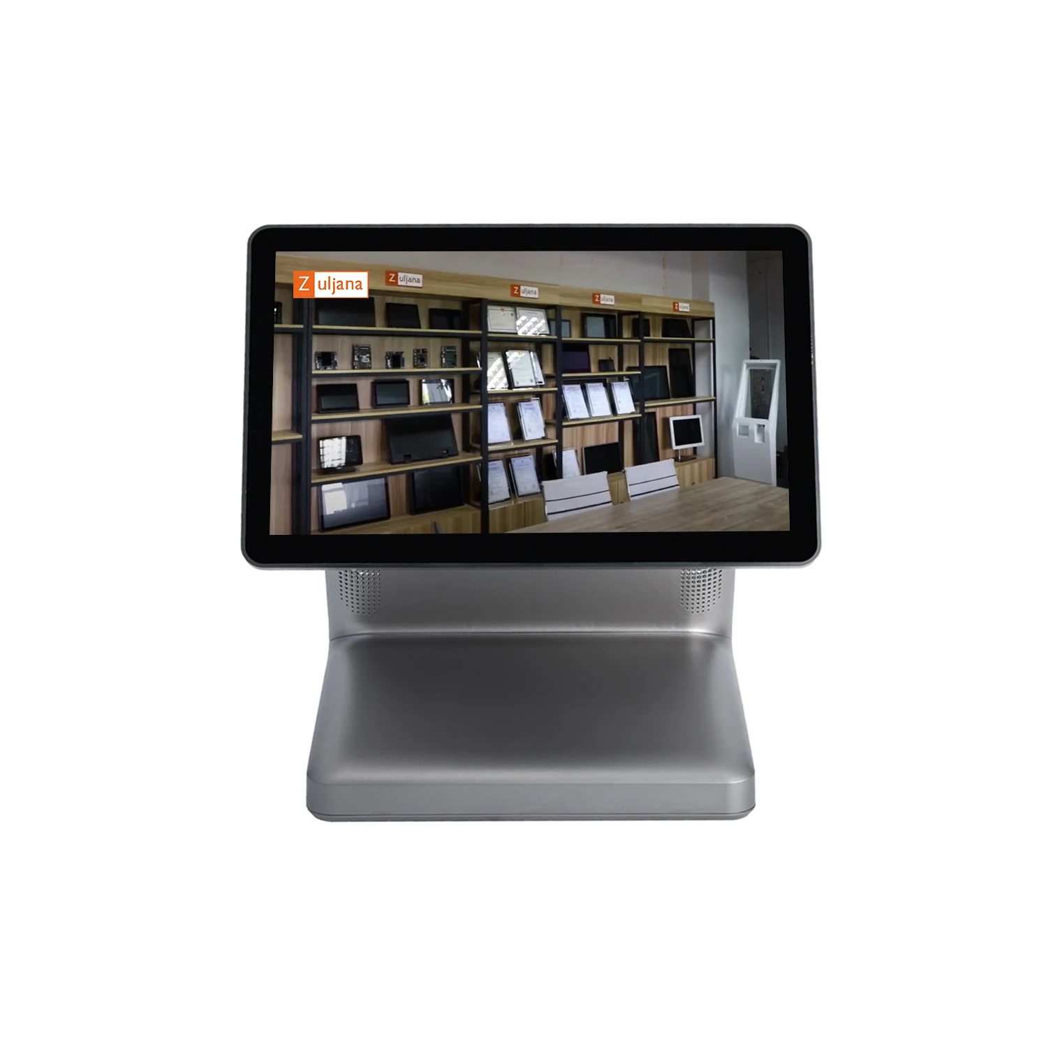 15.6 Inch All In One Capacitive Touch Screen Best Selling POS System Dual Screen Retail Cashier POS System For Hyper Market