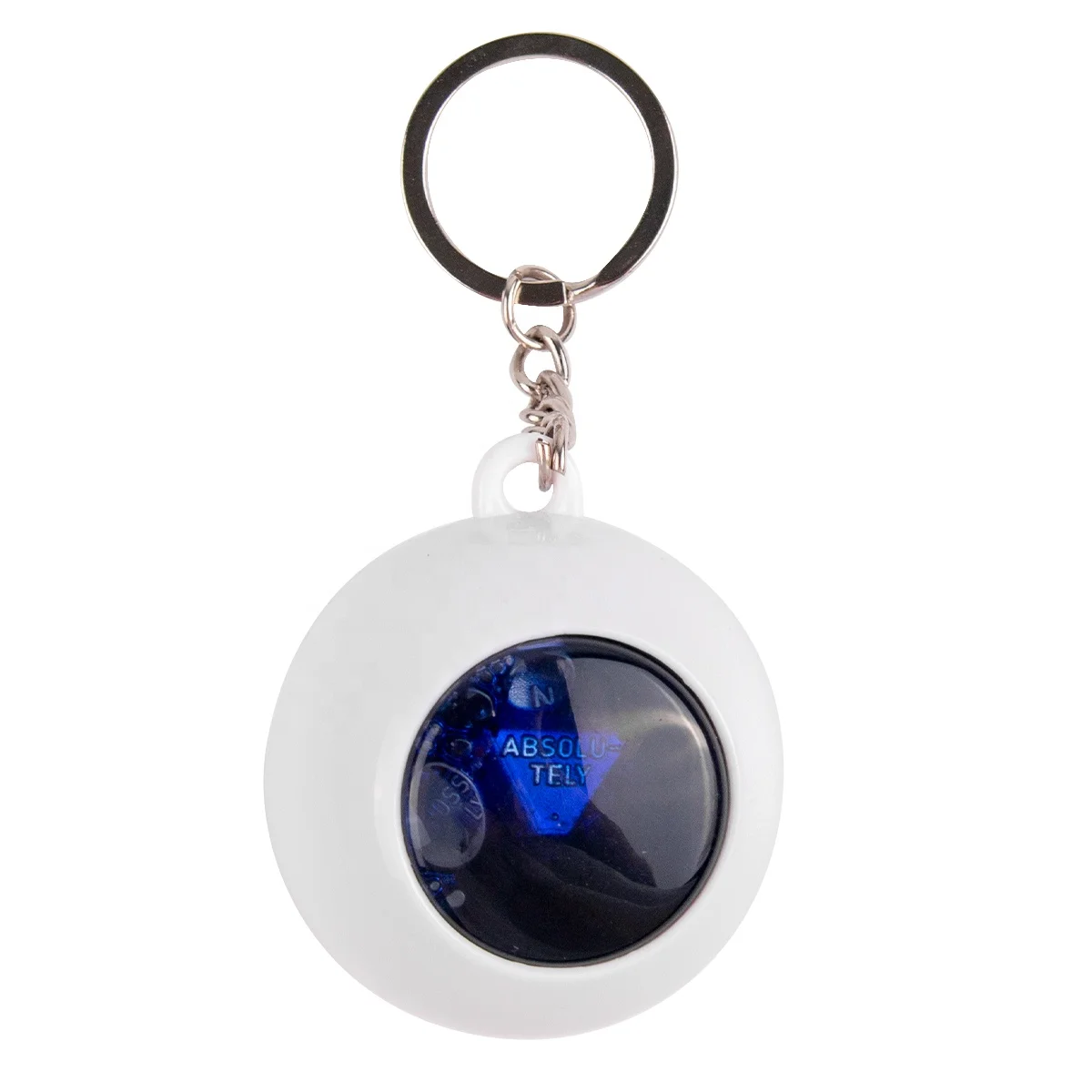 Custom Personalized Magic 8 Answer Ball Toy Mini Prophecy Fortune Telling Ball Keychain