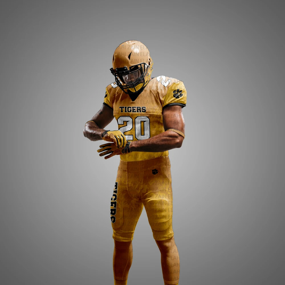 2022 High Quality American Football Uniforms For Youth Customized Sublimated OEM Name & Service Available