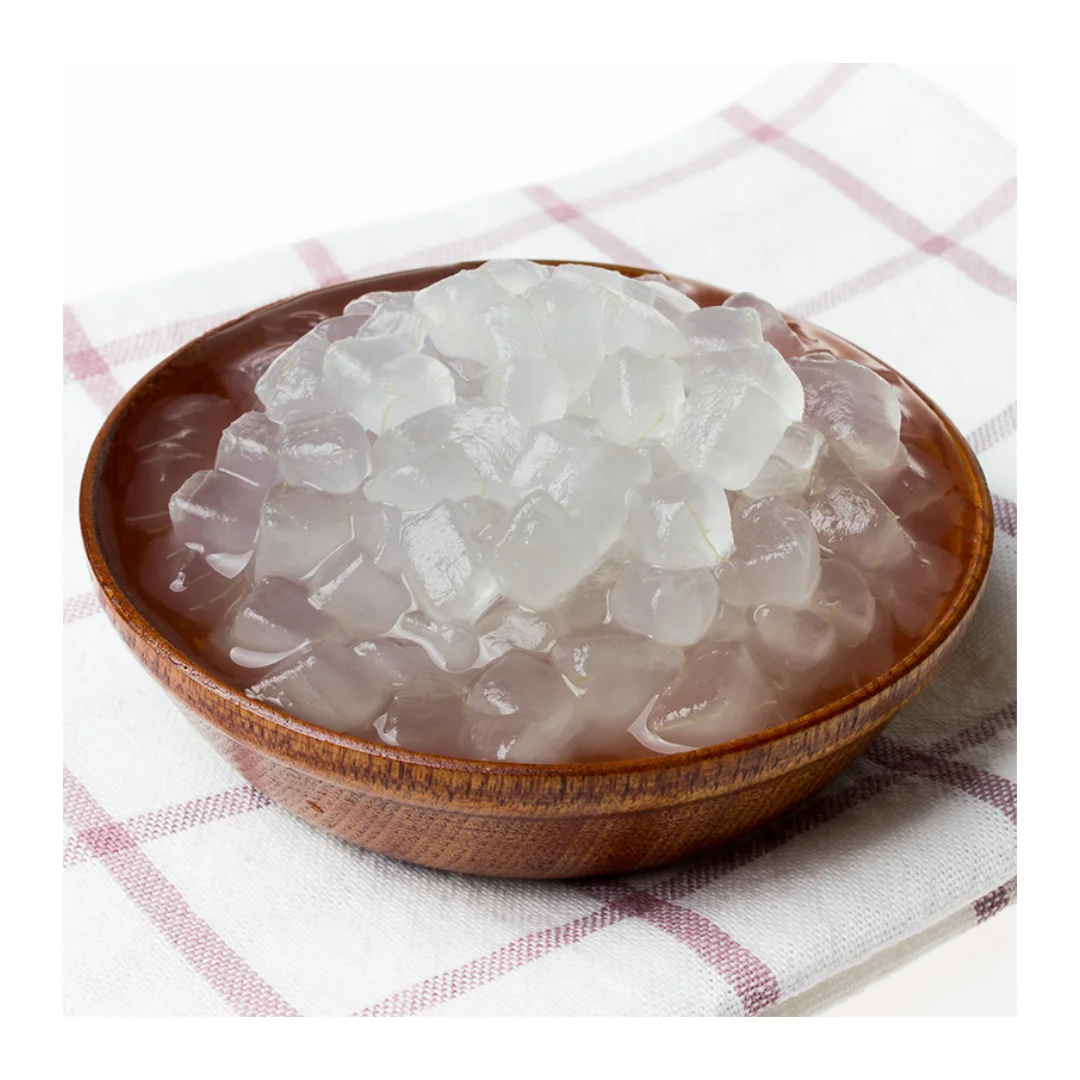 BEST FRESH DICED ALOE VERA in LIGHT SYRUP - CUBE INGREDIENT for JUICE DRINK