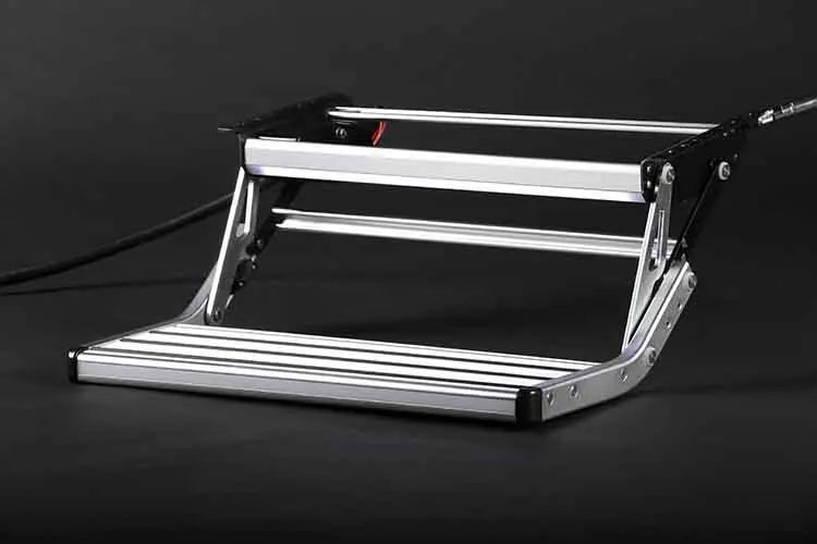 2022 Amazon Ebay hot sale folding side step rv trailer rv accessories/high strength alloy foldable step for rv caravan motorhome