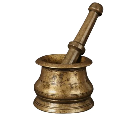 New Designer Crushing And Grinding Spice And Salts Wholesaler Brass Metal Mortar Pestle Herb & Spice Tools Mortar And Pestle
