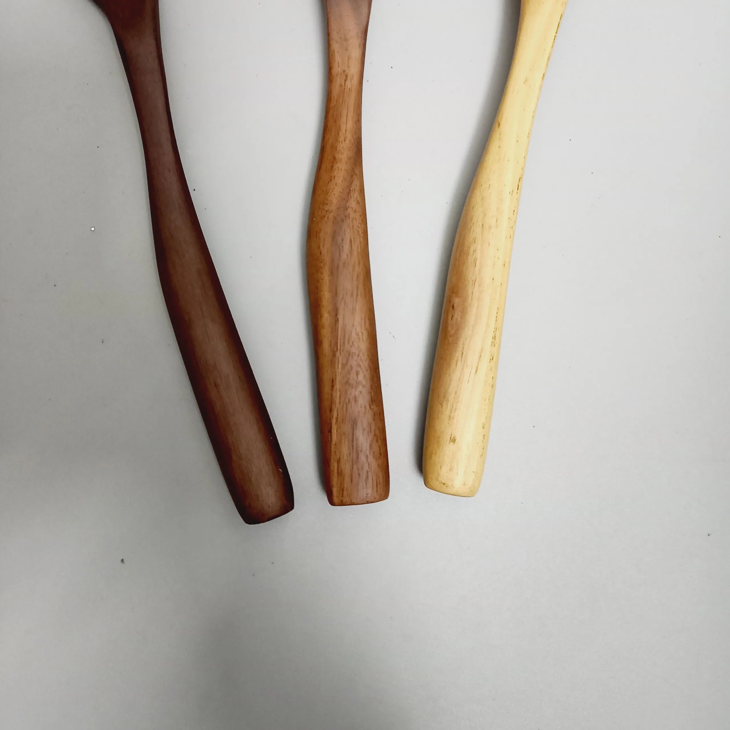 Kitchen Utensils Eco-Friendly Wooden Sandwich Condiment Knives Spatulas Peanut Jelly Cream Cheese Jam Spreaders Knife Walnut