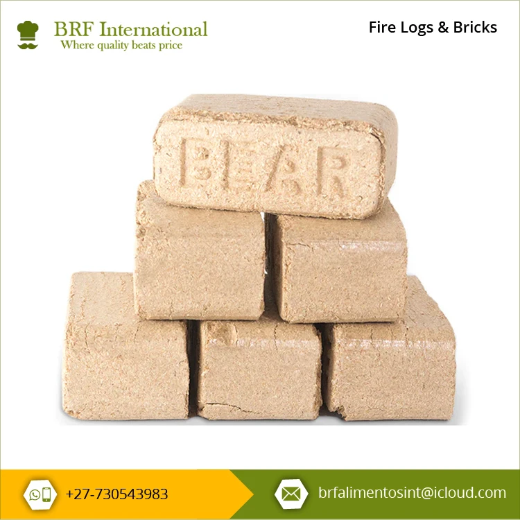 Easy to Use Intense Heat Output Compressed Wood Fire Logs & Bricks for Genuine Bulk Buyers