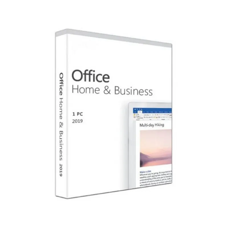 Genuine Office 2019 Home And Business Retail Key For Win Online Activation Office 2019 HB For PC Digital License Key