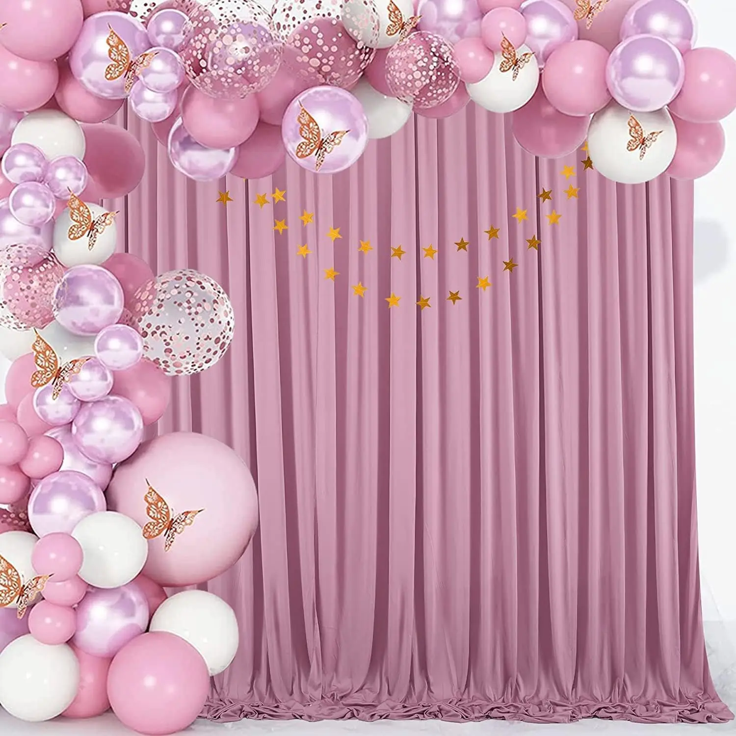 Thick Polyester Photo Backdrop Drapes for Wedding Birthday