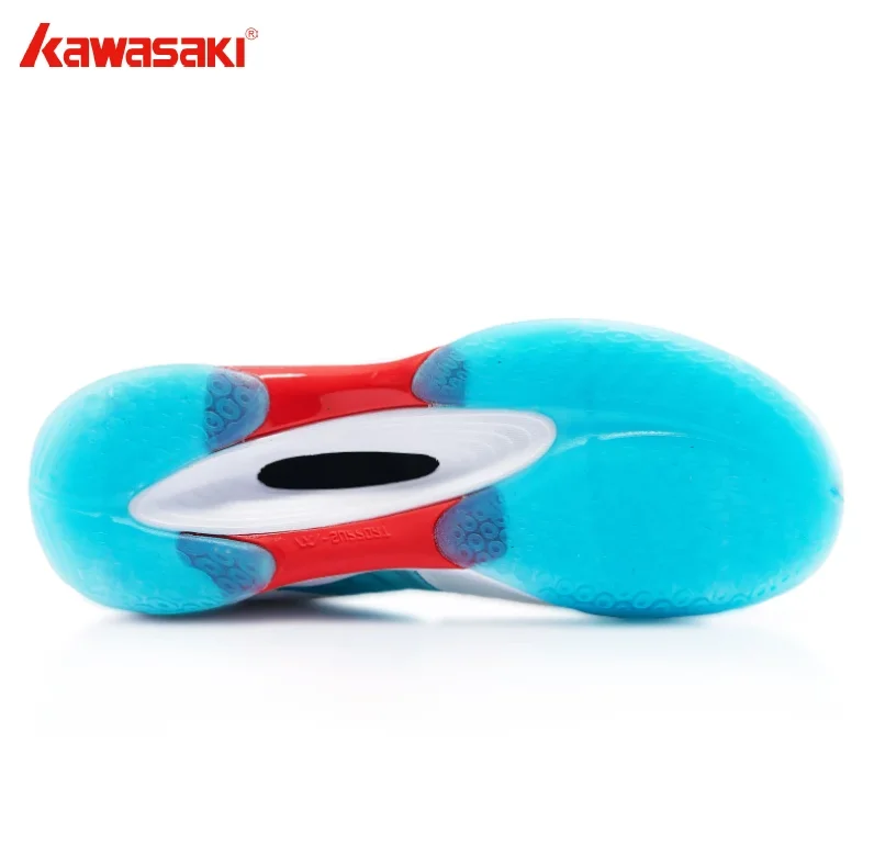 Kawasaki Professional Badminton Shoes Breathable Anti-Slippery Sport Blue Shoes for Men Women Zapatillas Sneaker K-367