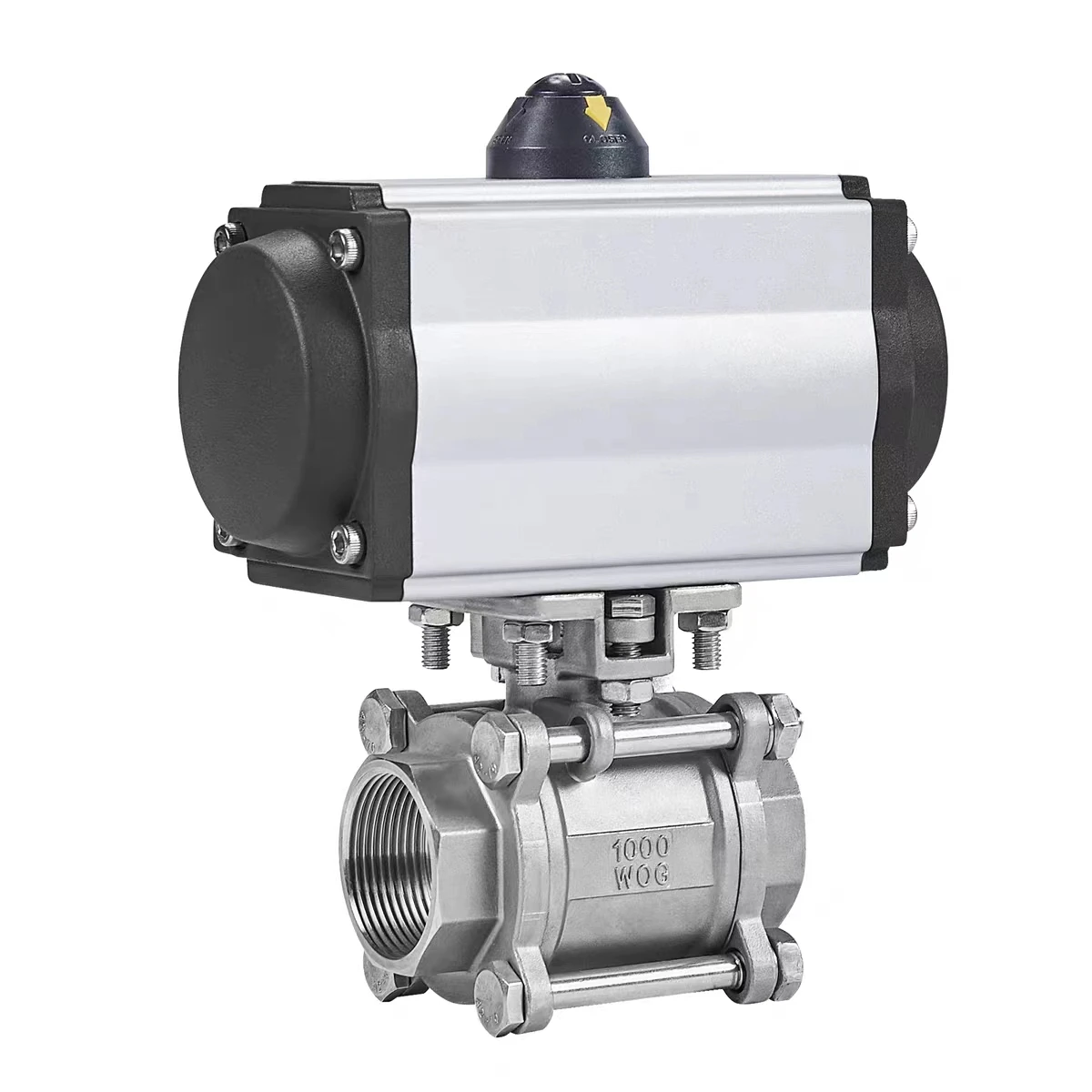 Toyi DN15-DN100 Pneumatic Actuator 2in Ball Valve Stainless Steel OEM ODM Customizable Control Structure for Water Media