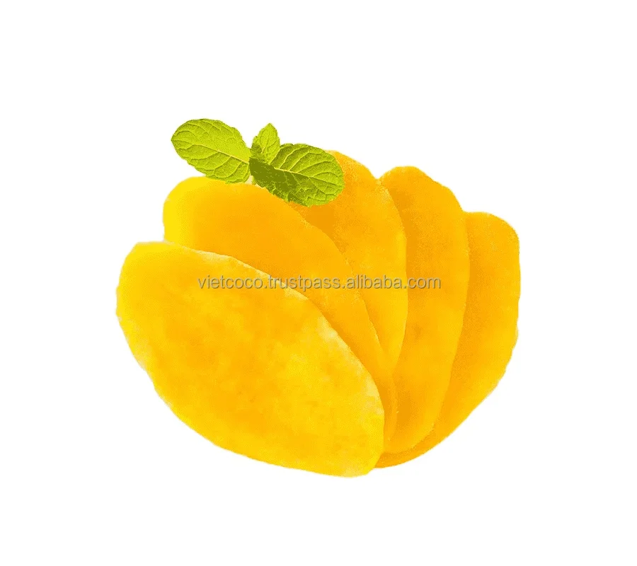 Soft Dried Fruits Soft Dried Mango Premium Quality Natural Light Yellow Sweet Sour Retail Bulk Style Design Packaging