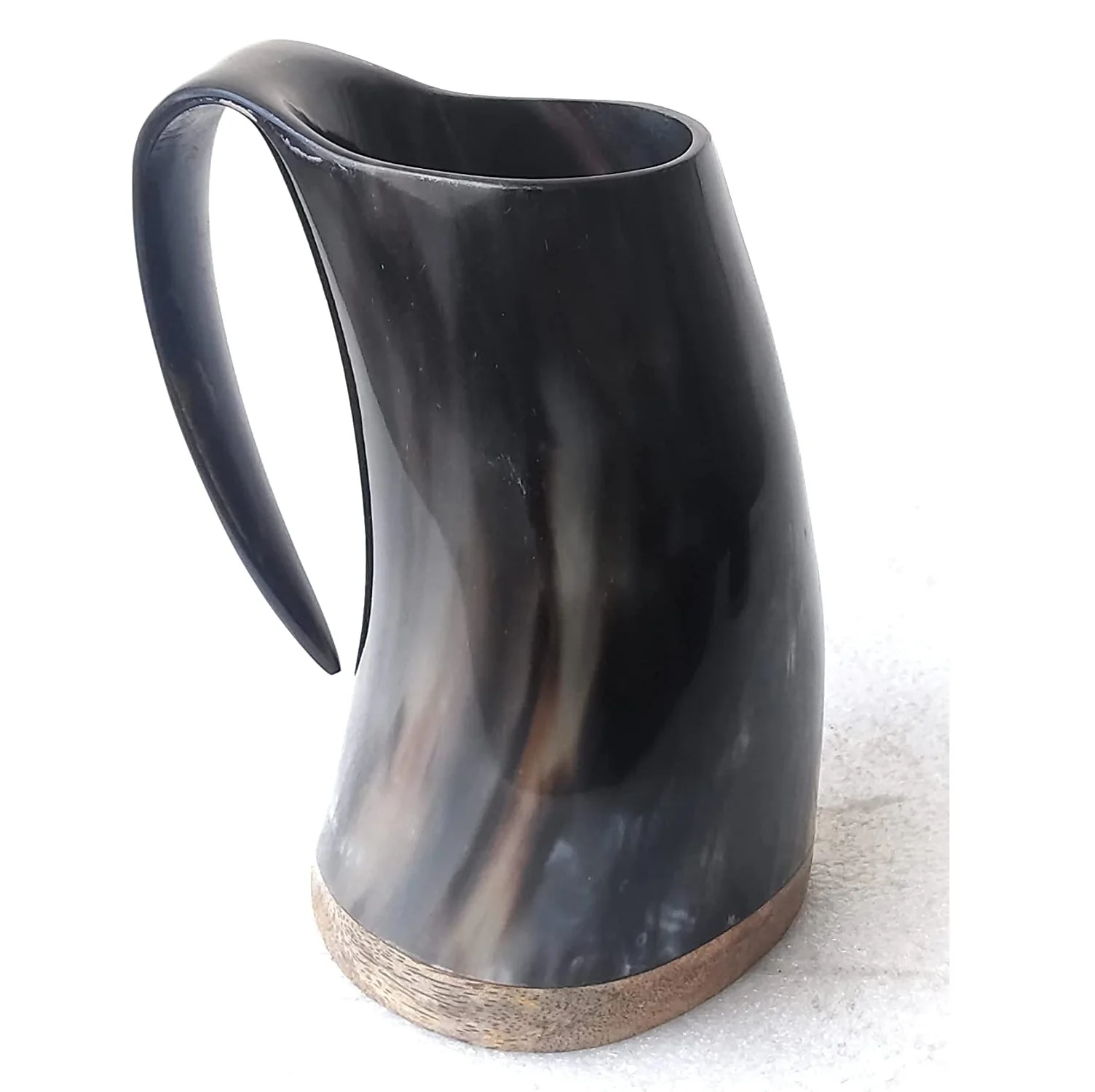 Horn Mug Hand Grip For Home Drinking Natural Horn Mug Best Finishing Good Quality Product Horn Beer Mug For Low Price